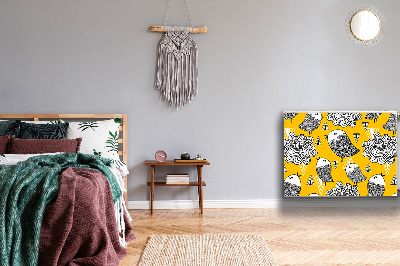 Magnetisk radiatorkåpa Doodle fåglar