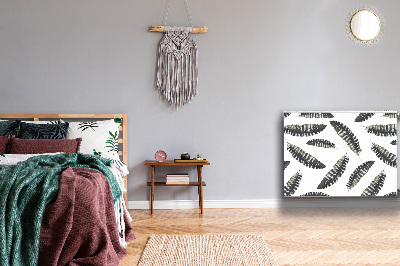 Magnetiskt radiatorskydd Boho stil fjädrar