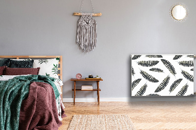 Magnetiskt radiatorskydd Boho stil fjädrar