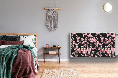 Magnetisk radiatorkåpa körsbärsblommor