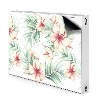 Magnetisk radiatorkåpa Hawaiianska blommor