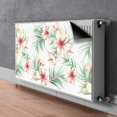 Magnetisk radiatorkåpa Hawaiianska blommor