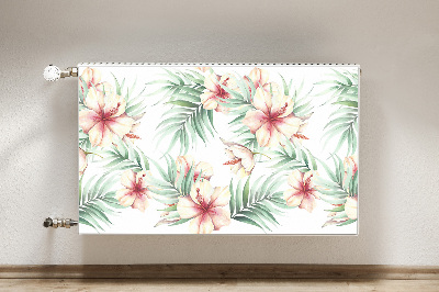 Magnetisk radiatorkåpa Hawaiianska blommor