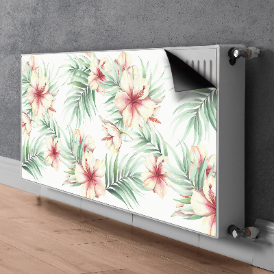 Magnetisk radiatorkåpa Hawaiianska blommor