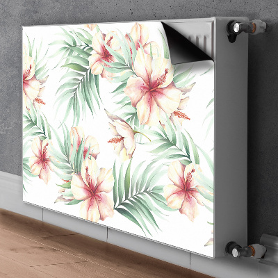 Magnetisk radiatorkåpa Hawaiianska blommor