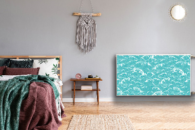 Magnetisk radiatorkåpa Vågor
