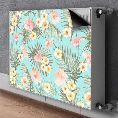 Magnetisk radiatorkåpa Pastellblommor