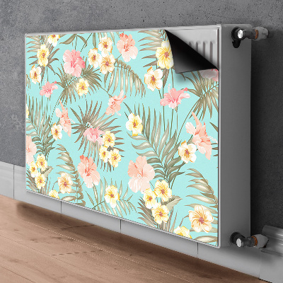 Magnetisk radiatorkåpa Pastellblommor