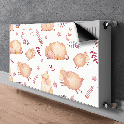 Magnetisk radiatorkåpa Får