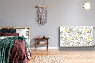 Magnetiskt radiatorskydd Fåglar