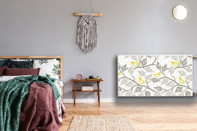 Magnetiskt radiatorskydd Fåglar