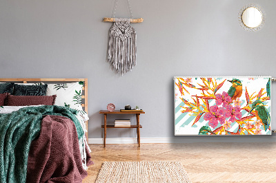 Magnetiskt radiatorskydd Sommarfåglar