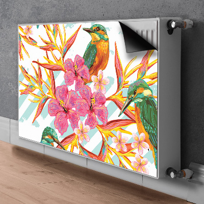 Magnetiskt radiatorskydd Sommarfåglar