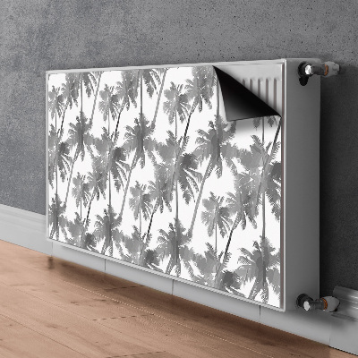 Magnetiskt radiatorskydd Grå palmer