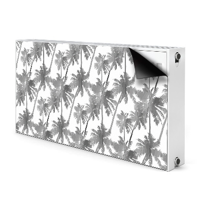 Magnetiskt radiatorskydd Grå palmer