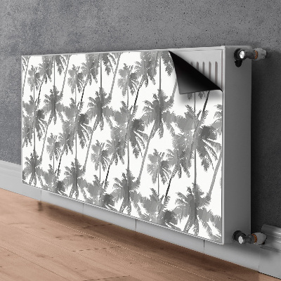 Magnetiskt radiatorskydd Grå palmer