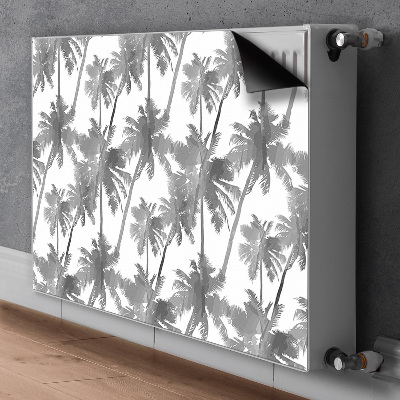Magnetiskt radiatorskydd Grå palmer