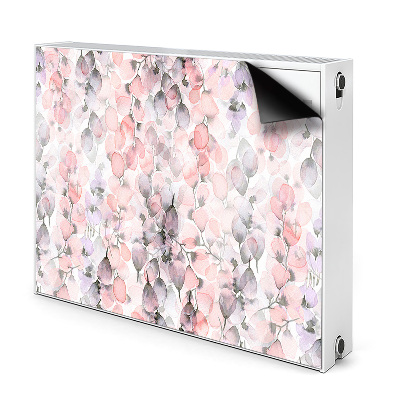 Magnetisk radiatorkåpa Målade blommor