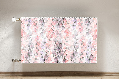 Magnetisk radiatorkåpa Målade blommor