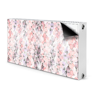 Magnetisk radiatorkåpa Målade blommor