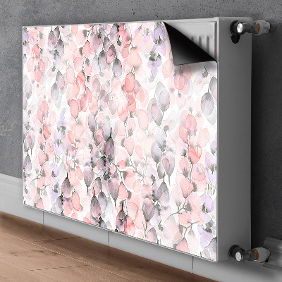 Magnetisk radiatorkåpa Målade blommor