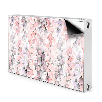 Magnetisk radiatorkåpa Målade blommor