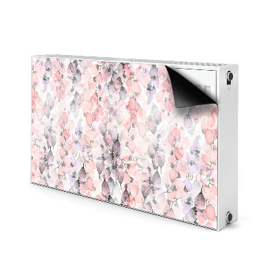 Magnetisk radiatorkåpa Målade blommor