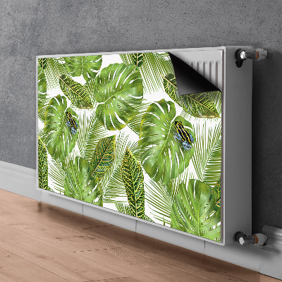 Magnetiskt radiatorskydd Groda på ett löv