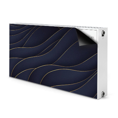 Magnetisk radiatorkåpa Blå vågor