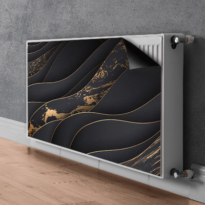 Magnetiskt radiatorskydd Gråa vågor