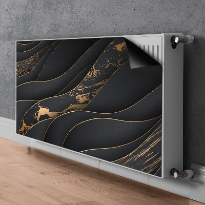 Magnetiskt radiatorskydd Gråa vågor