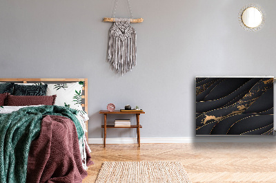 Magnetiskt radiatorskydd Gråa vågor
