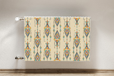 Magnetisk radiatorkåpa Aztekisk stil