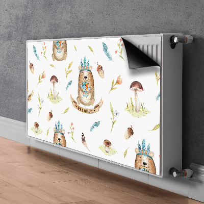 Magnetiskt radiatorskydd Indisk nallebjörn