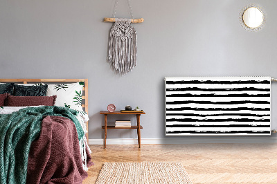 Magnetisk radiatorkåpa Zebra mönster