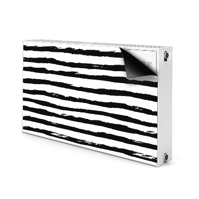 Magnetisk radiatorkåpa Zebra mönster