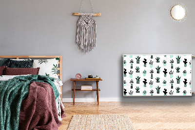 Magnetisk radiatorkåpa Suckulenter