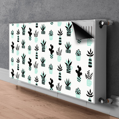 Magnetisk radiatorkåpa Suckulenter