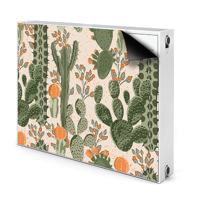Magnetisk radiatorkåpa Orange kaktus