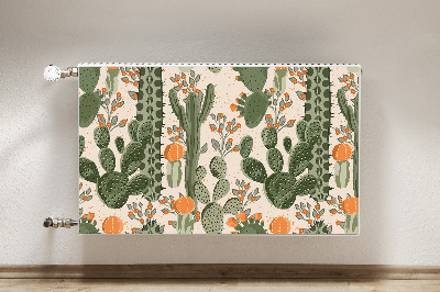 Magnetisk radiatorkåpa Orange kaktus