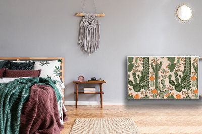 Magnetisk radiatorkåpa Orange kaktus
