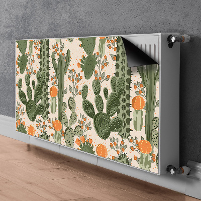 Magnetisk radiatorkåpa Orange kaktus