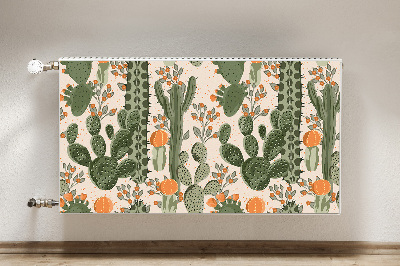 Magnetisk radiatorkåpa Orange kaktus