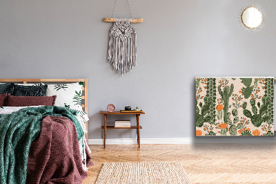 Magnetisk radiatorkåpa Orange kaktus