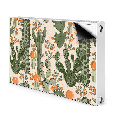 Magnetisk radiatorkåpa Orange kaktus
