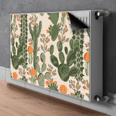 Magnetisk radiatorkåpa Orange kaktus
