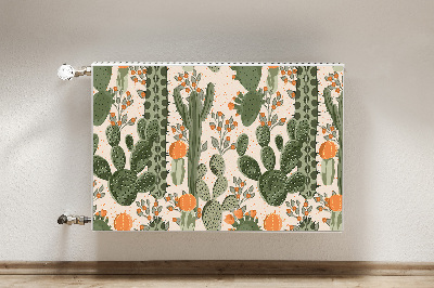 Magnetisk radiatorkåpa Orange kaktus