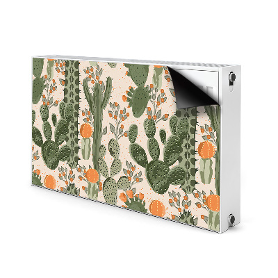 Magnetisk radiatorkåpa Orange kaktus