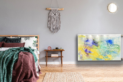 Magnetiskt radiatorskydd Färgglada fläckar