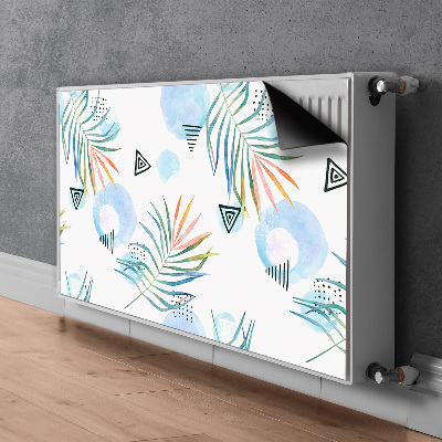 Magnetiskt radiatorskydd Tropiskt mönster